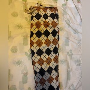 Pacsun Argyle Corduroy Pants